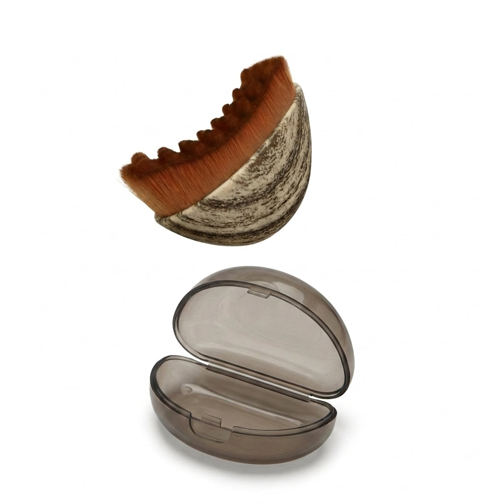 Brosse lymphatique avec son étui de rangement