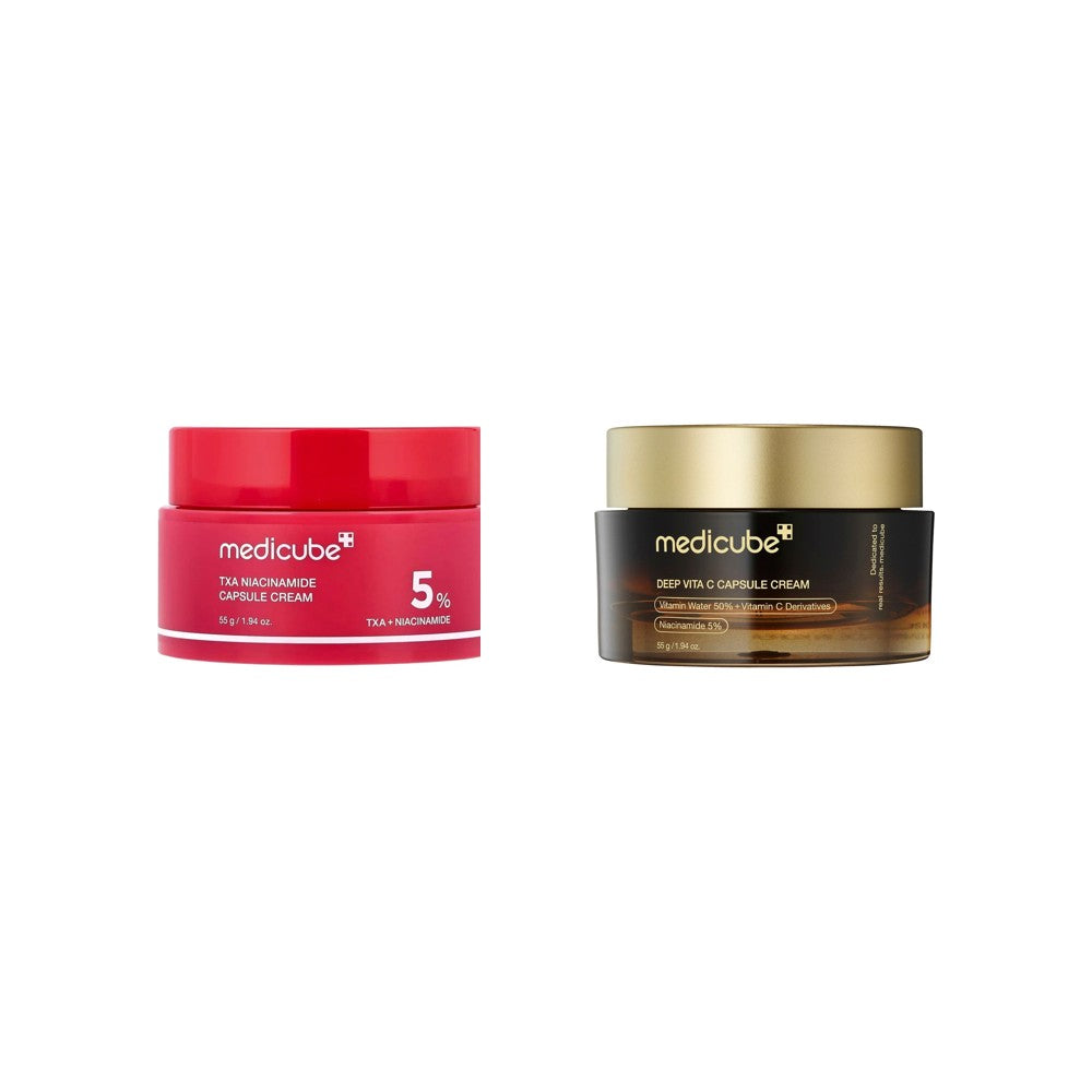 Duo Éclat Medicube — Crème TXA + Crème Vita C